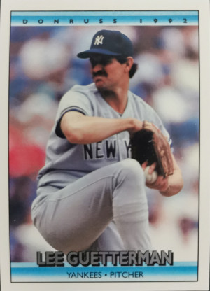 1992 Tarjeta de béisbol coleccionable n° 507 Lee Guetterman